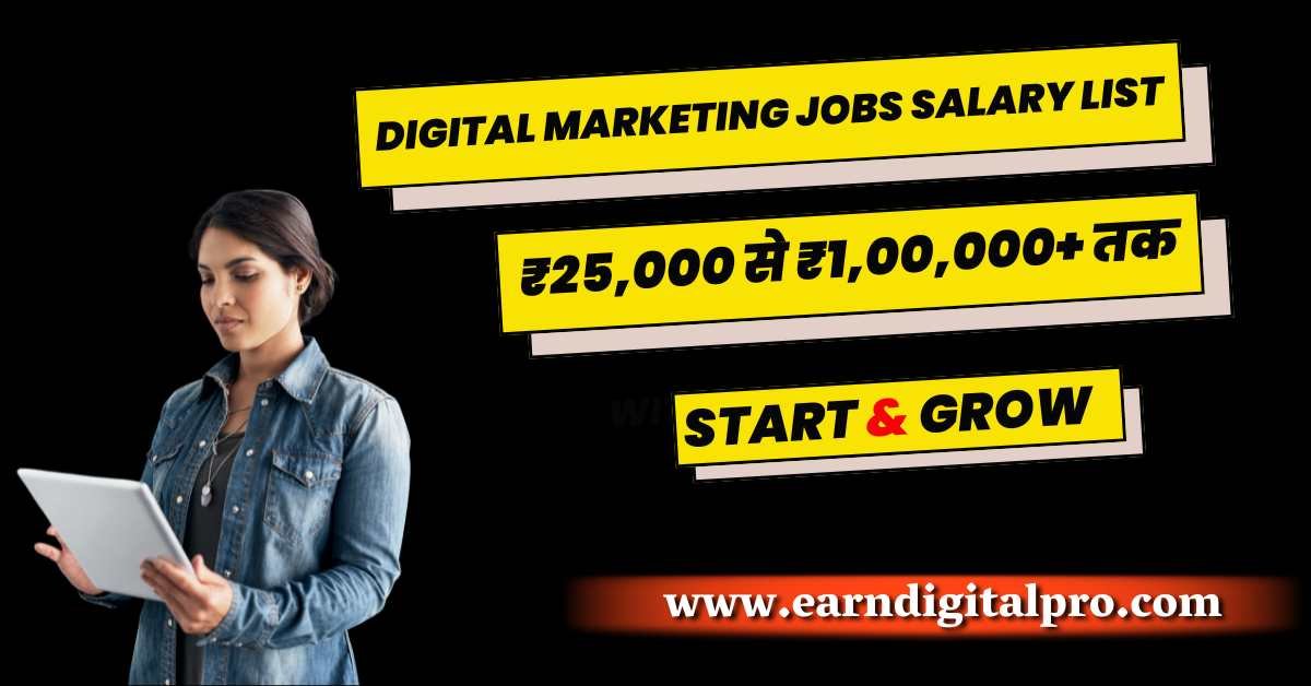 Digital Marketing Jobs Salary in India