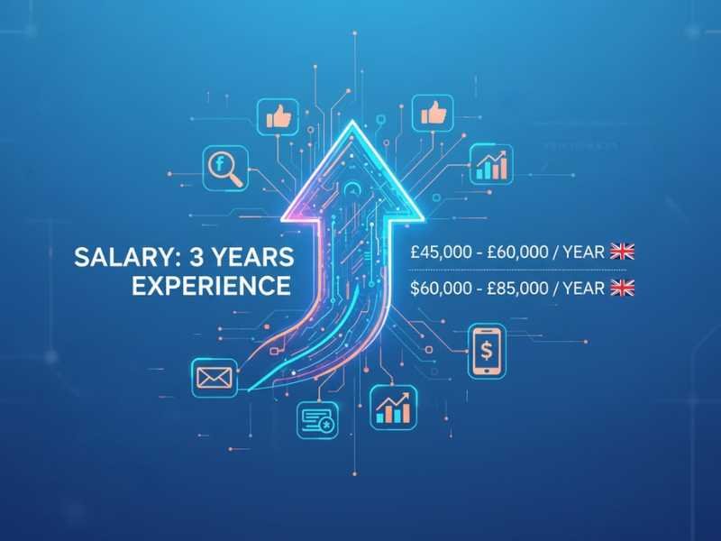 Salary by Location for 3 Years Experienced Digital Marketers