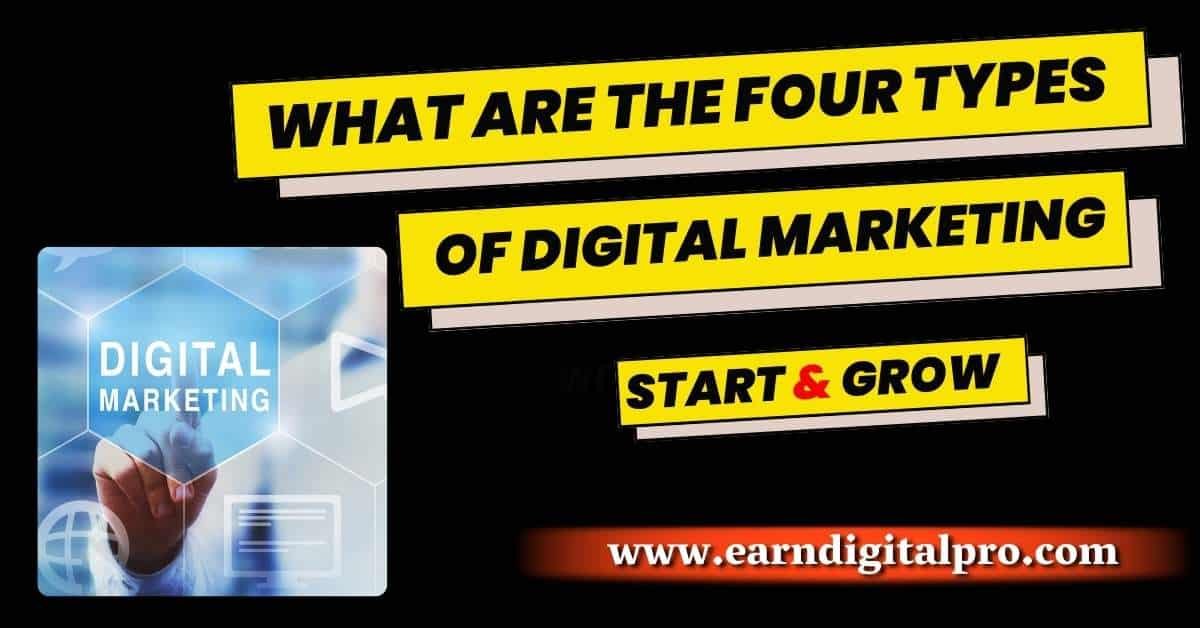 What Are the Four Types of Digital Marketing