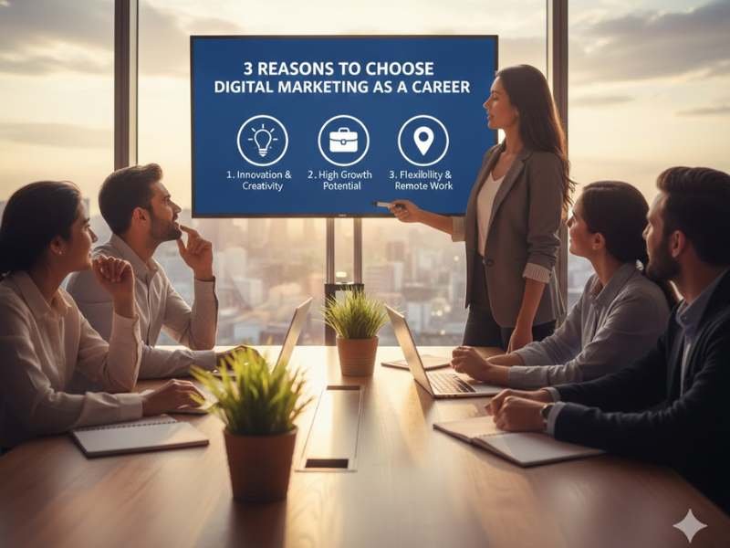 3 Reasons to Choose Digital Marketing as a Career