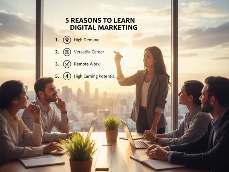 5 Reasons to Learn Digital Marketing