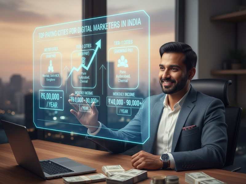 Where Do Digital Marketers Get Paid the Most in India